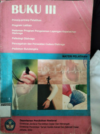 Image of BUKU III MATERI PELATIHAN