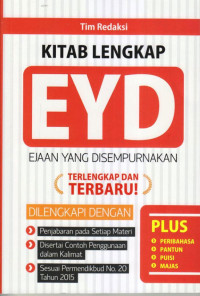 Image of KITAB LENGKAP EYD TERLENGKAP DAN TERBARU