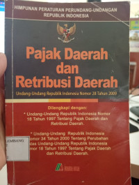 Image of PAJAK DAERAH DAN RETRIBUSI DAERAH